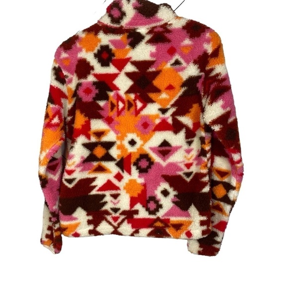 NOBO southwestern aztec fleece half zip pullover - Picture 2 of 5